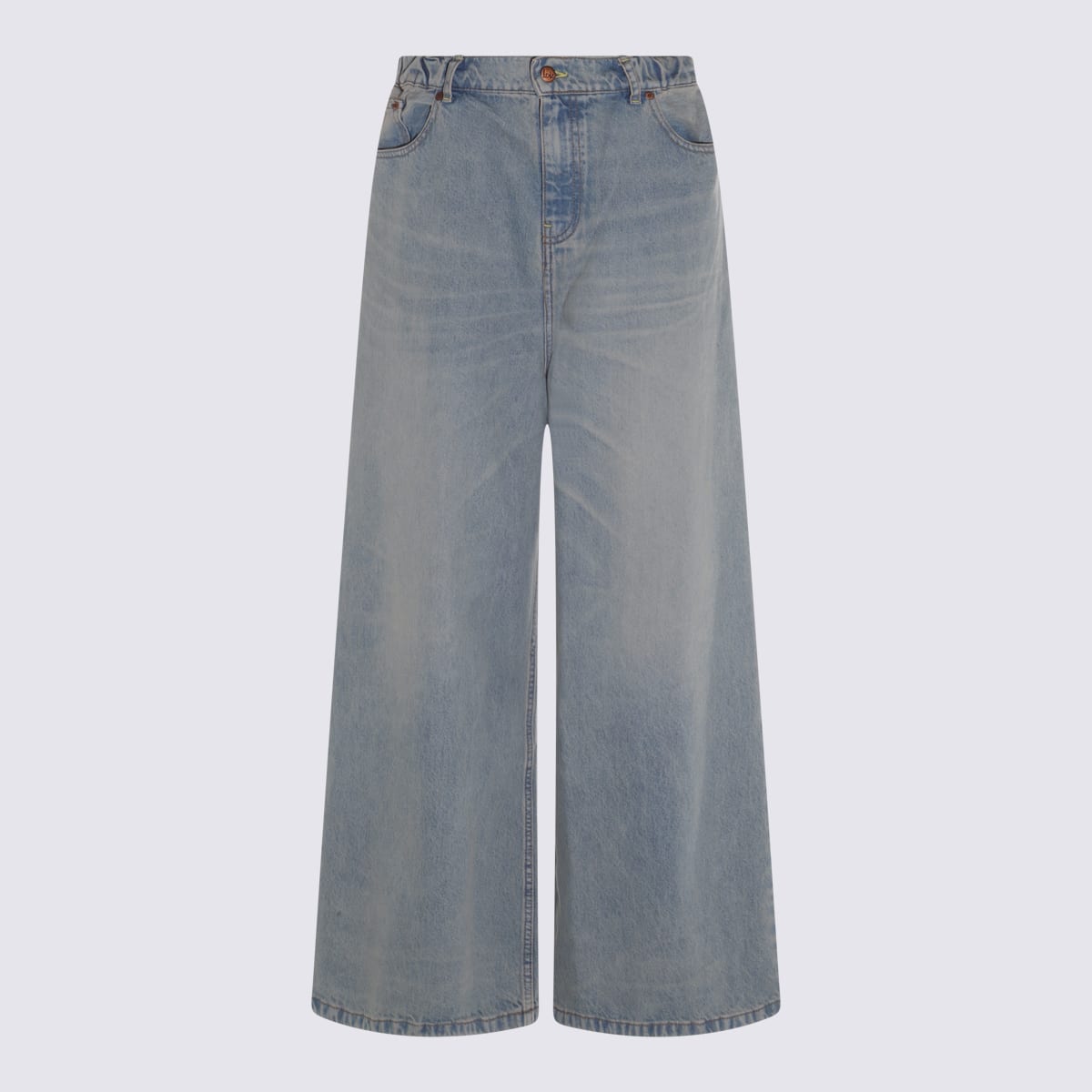 Lois Blue Grey Cotton Jeans