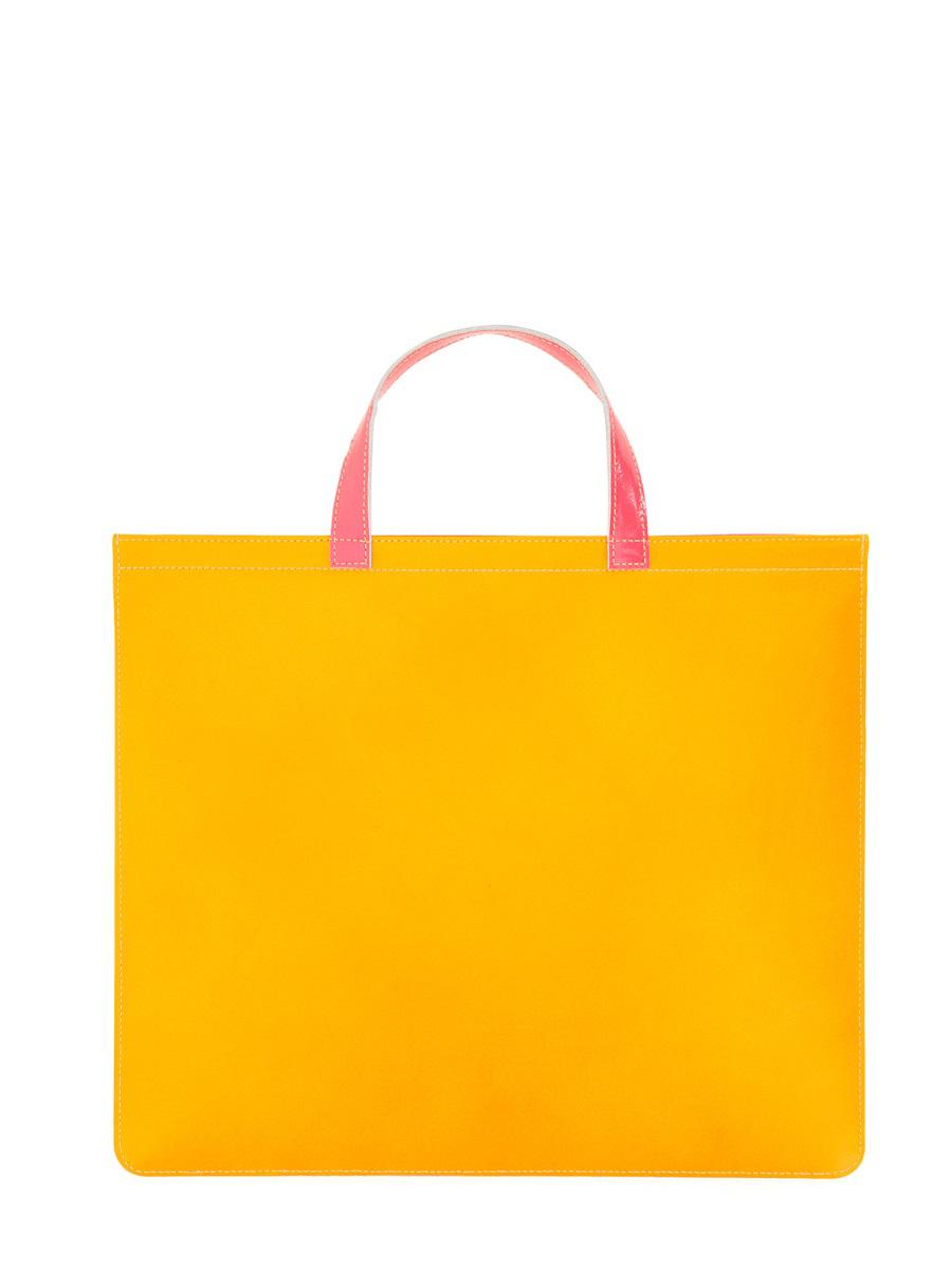 Comme Des Garçons Super Fluo Leather Tote Bag Unisex