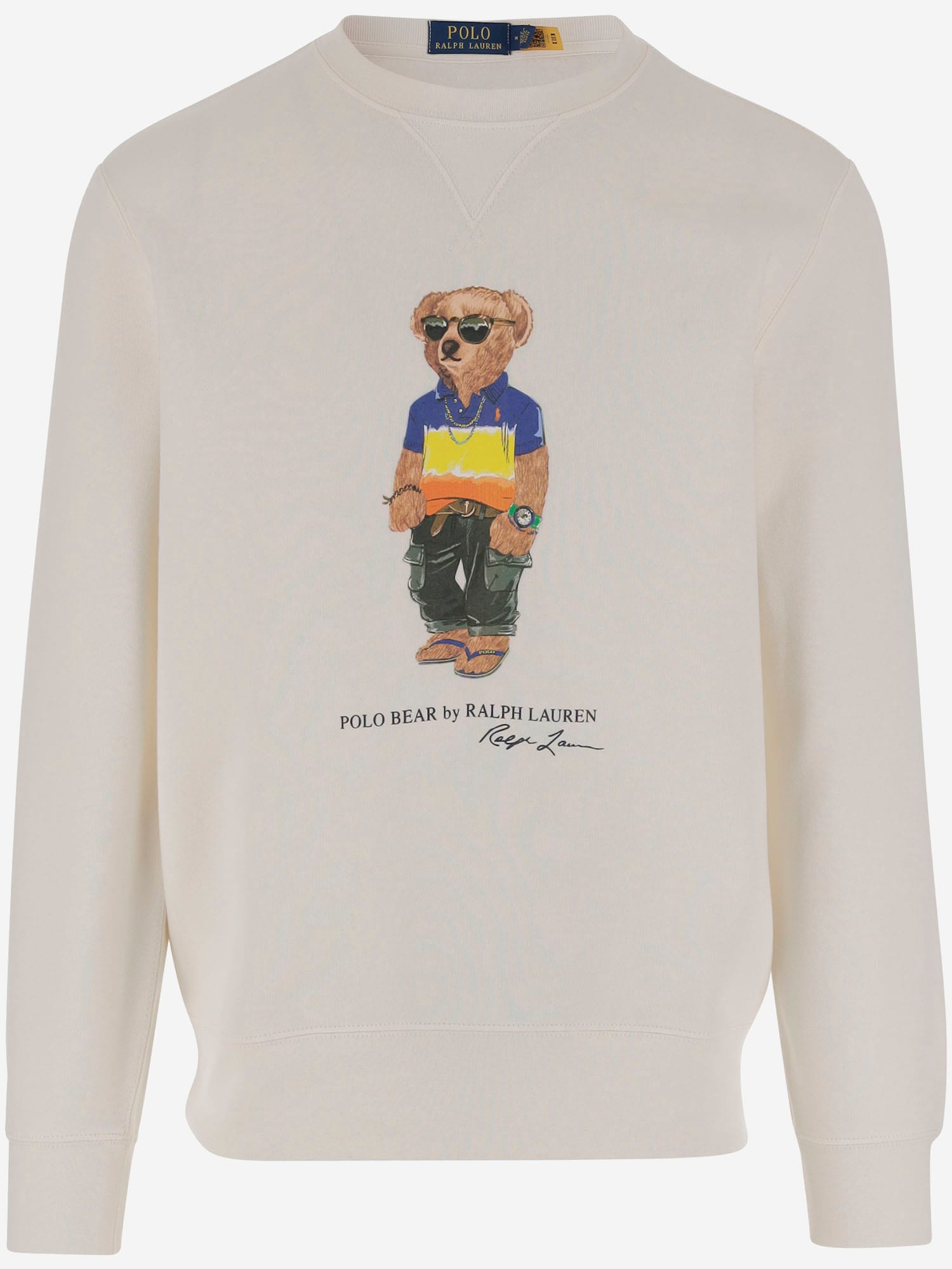 Polo Ralph Lauren Cotton Blend Sweatshirt With Polo Bear Print