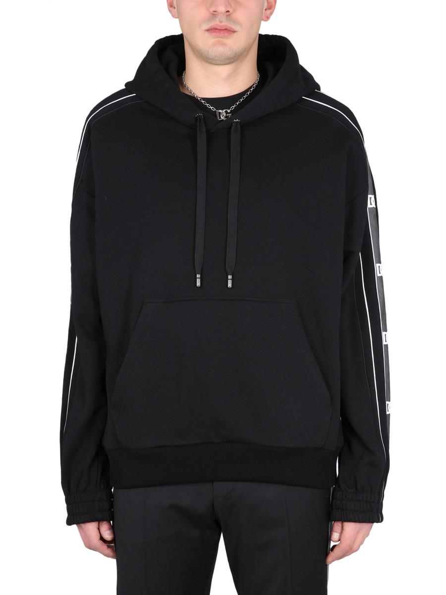 Dolce & Gabbana Sweatshirt With Logoed Band