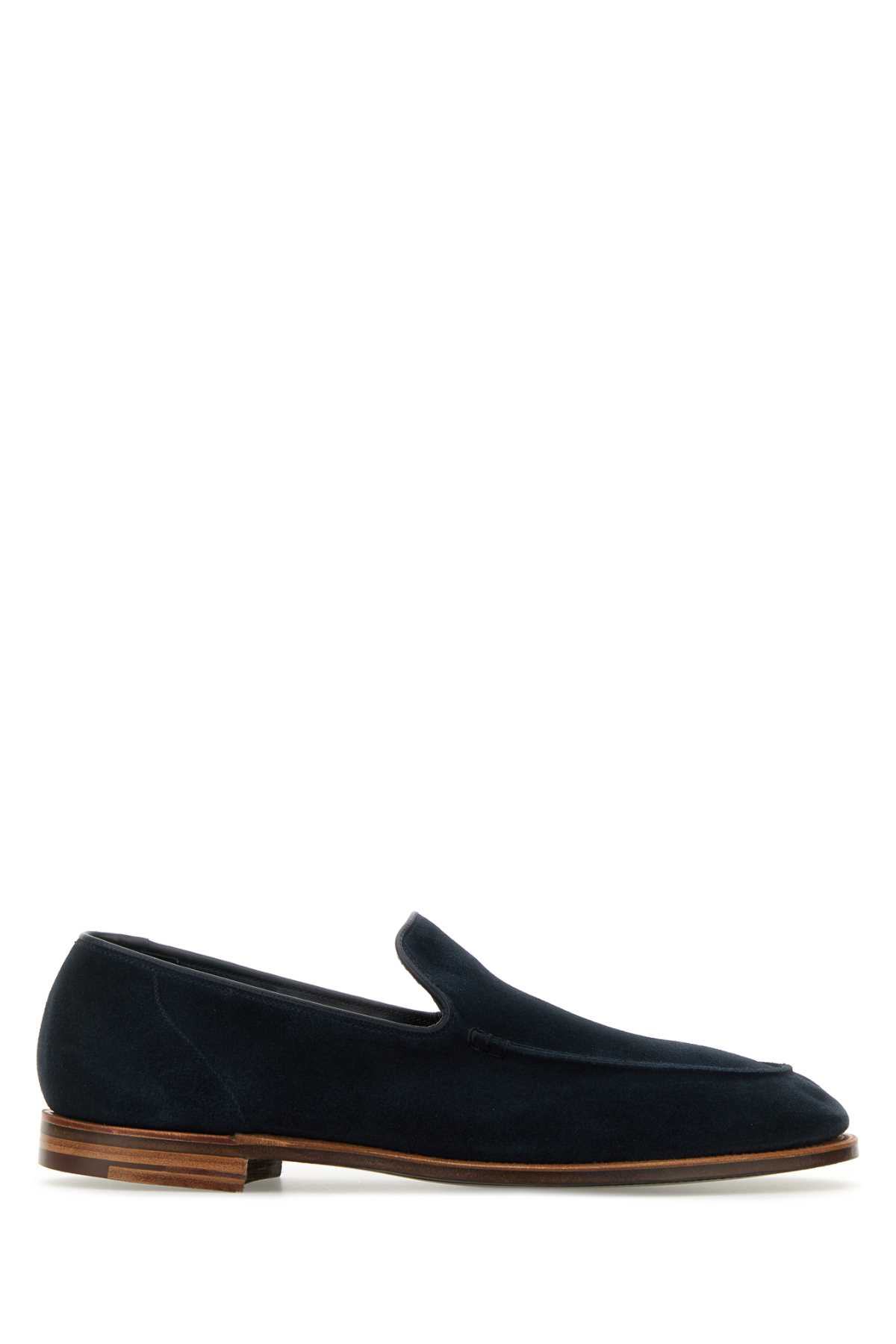 Crockett & Jones 藏青色麂皮Salcombe乐福鞋