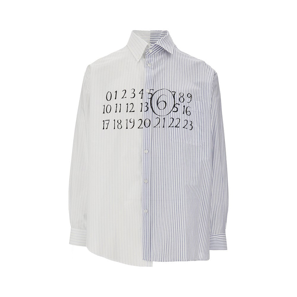 MM6 Asymmetric 'Numeric' shirt Man 48