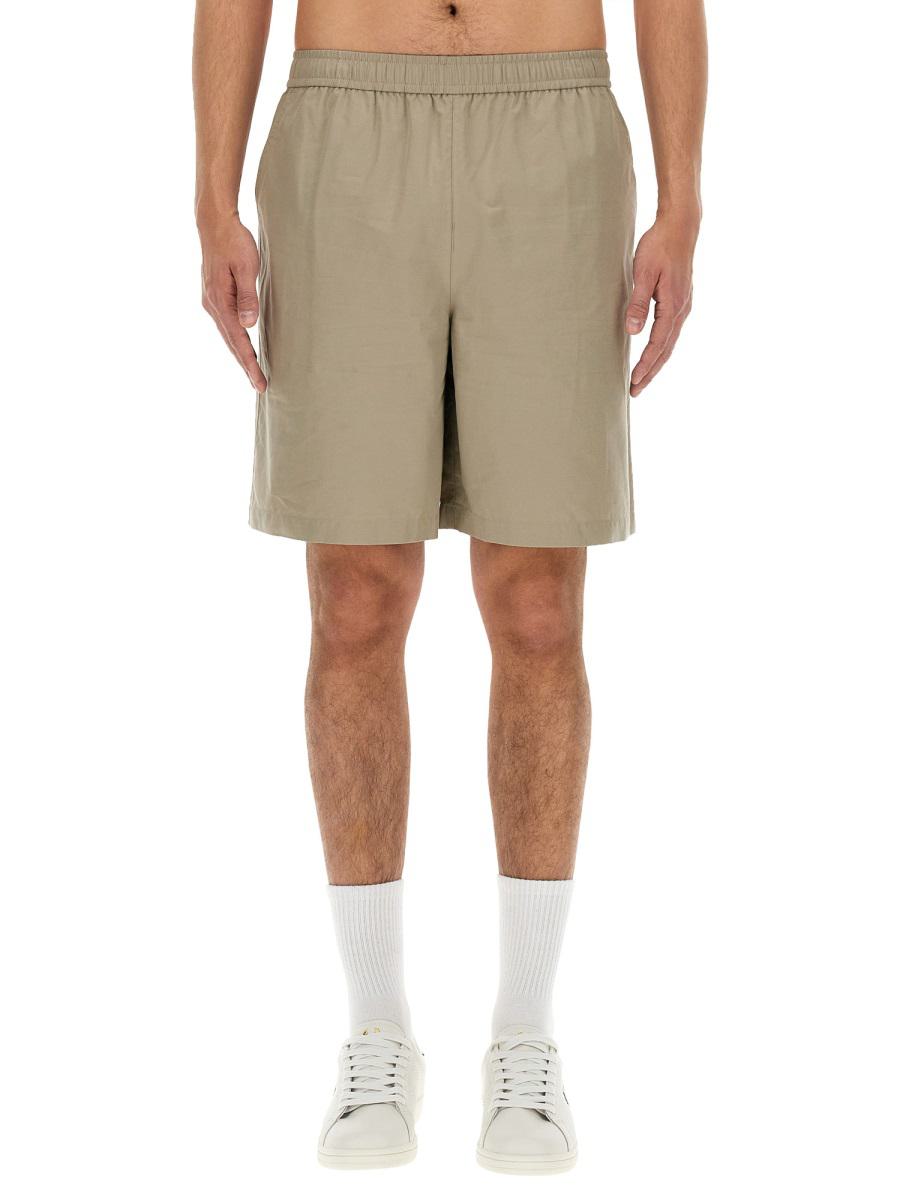 Fred Perry Cotton Bermuda Shorts