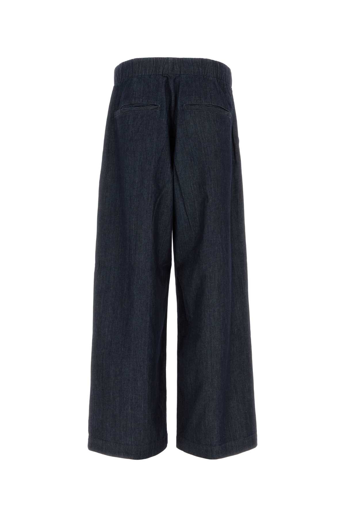 Dries Van Noten 米兰牛仔阔腿牛仔裤
