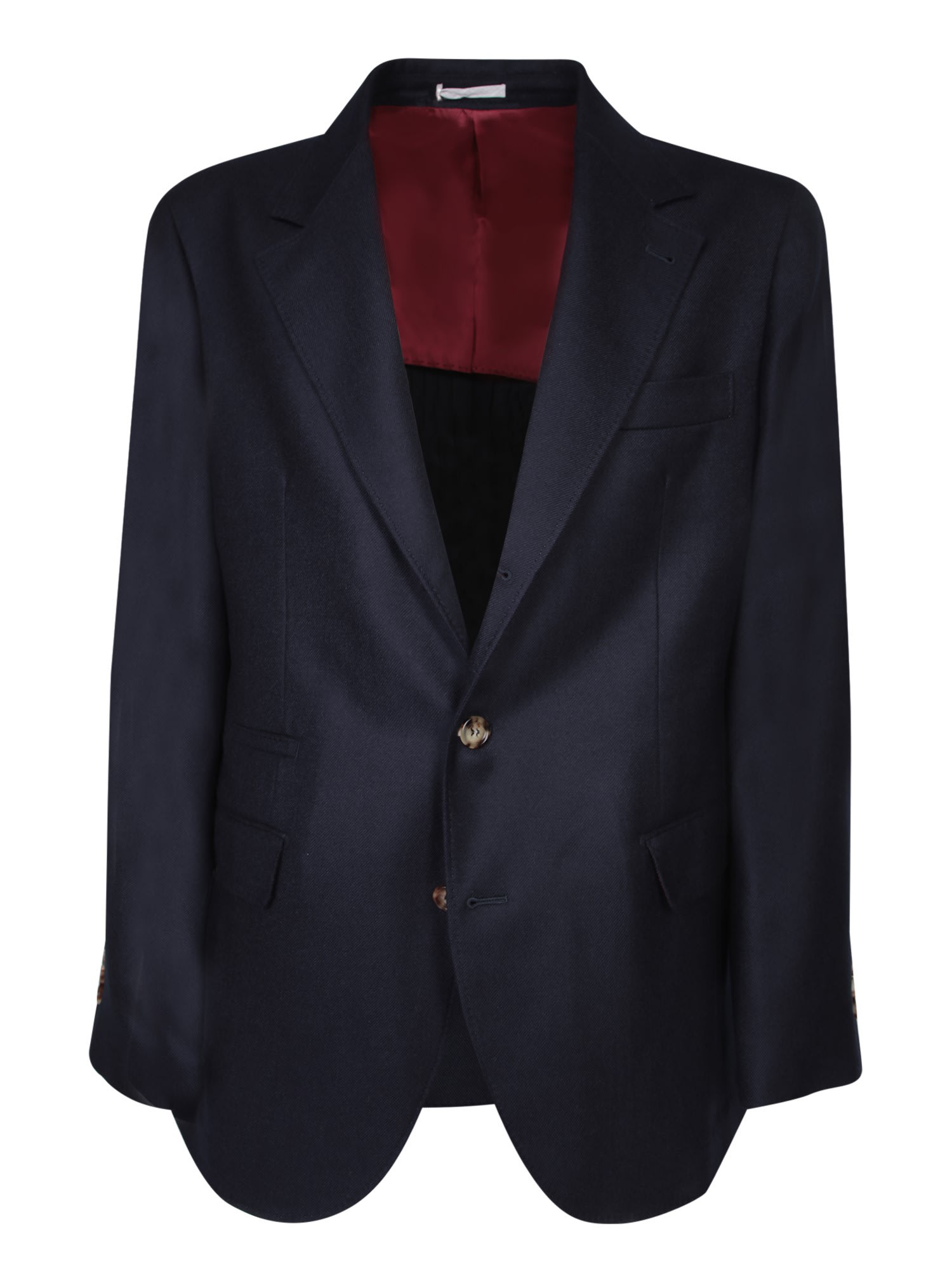 Brunello Cucinelli Blue Cashmere Jacket