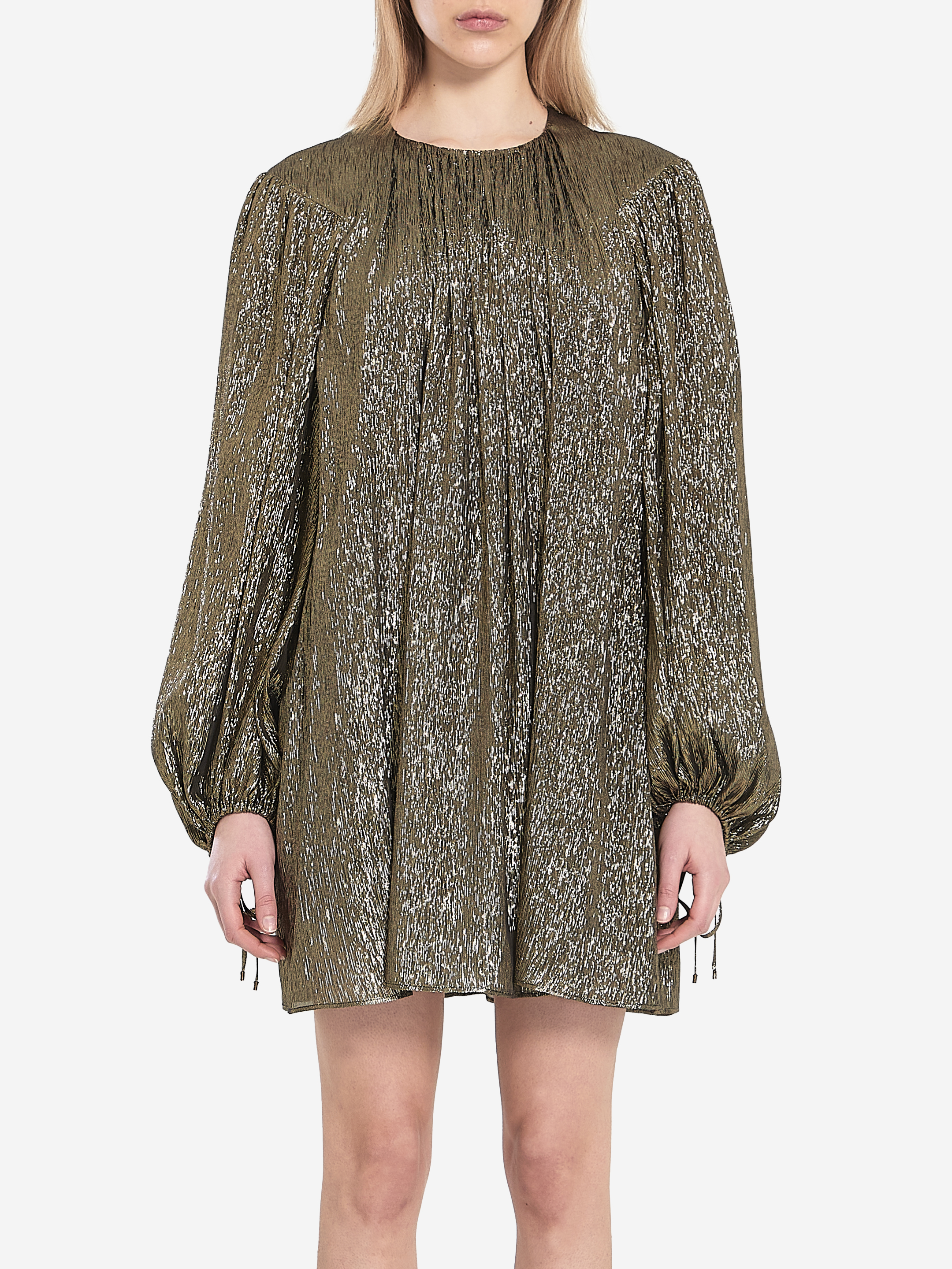 Ruched mini dress