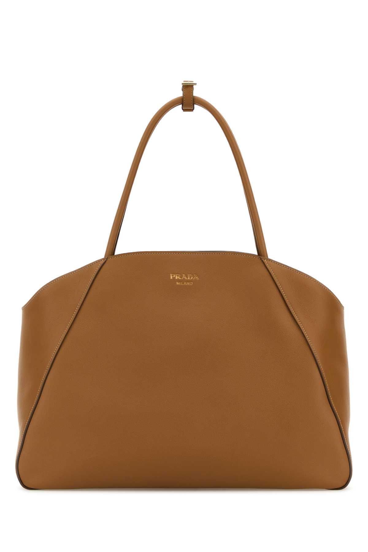 Prada Caramel Leather Shopping Bag