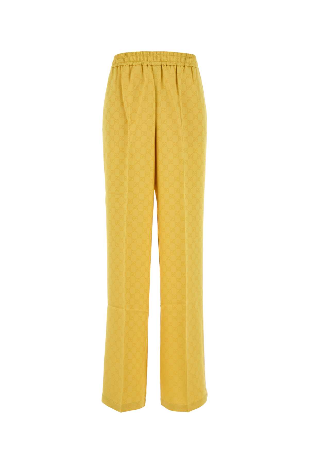 Gucci Yellow Jacquard Joggers