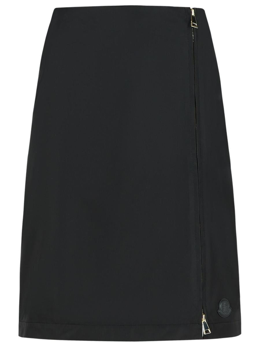 Moncler Black Polyester Skirt