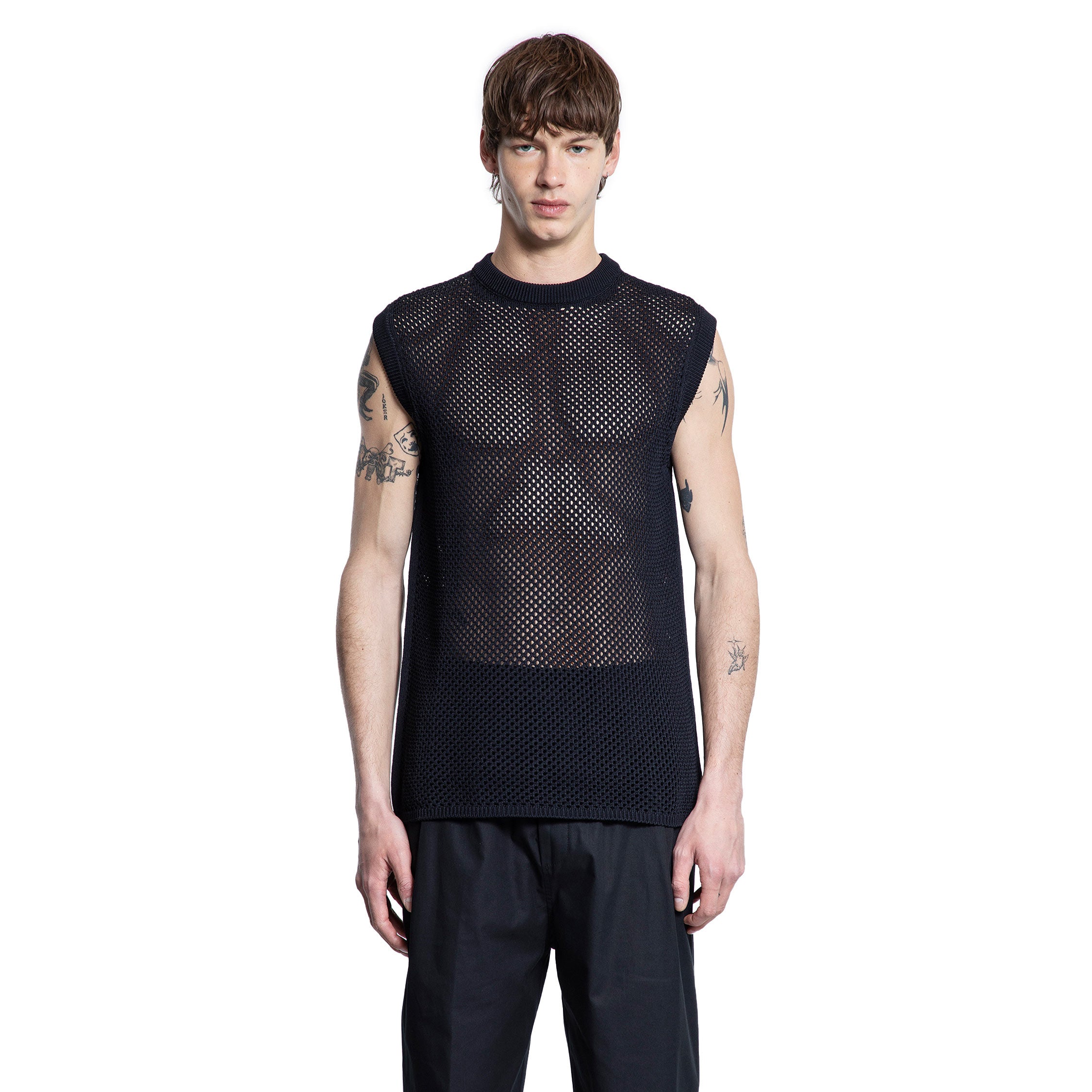 LANEUS MAN BLACK VESTS