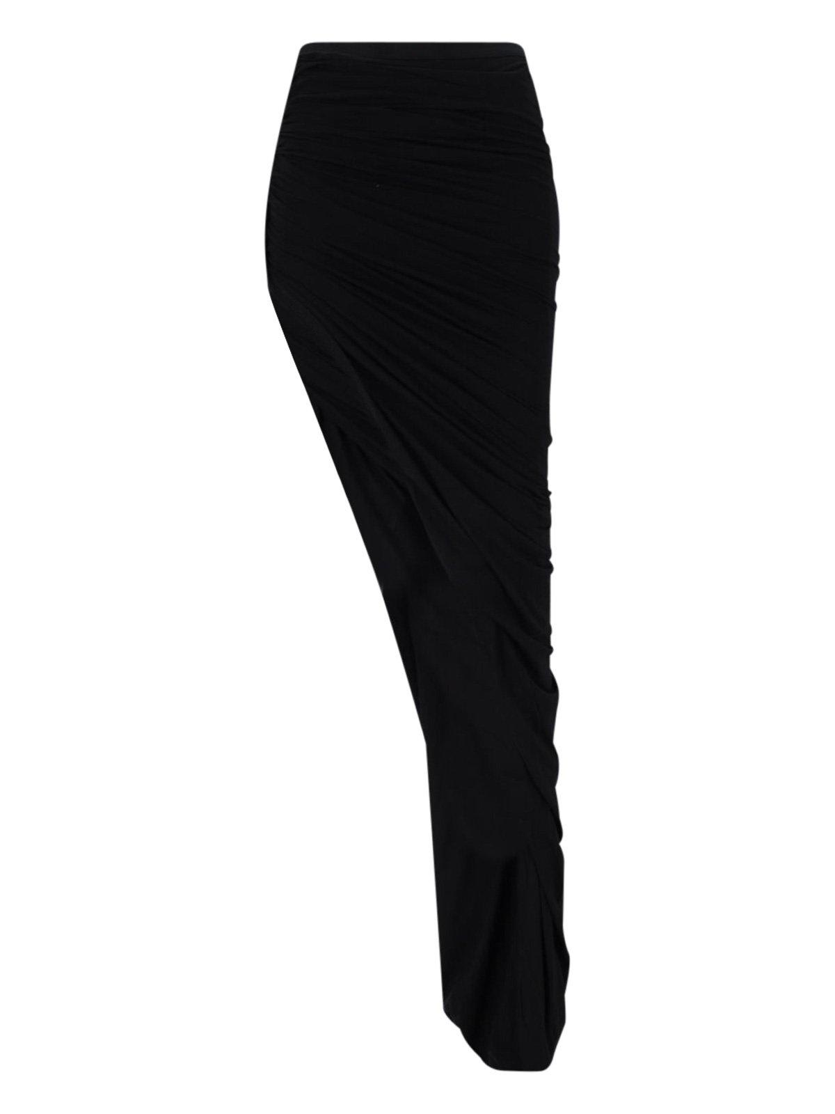 DRKSHDW Soft Edfu Ruched Maxi Skirt
