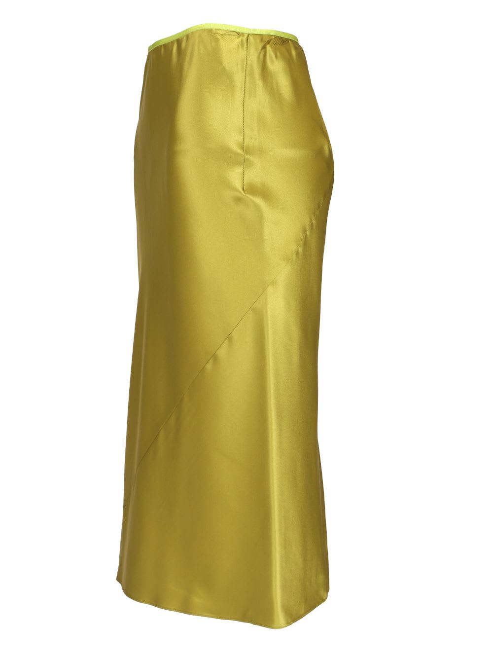 Dries Van Noten Silk Midi Skirt