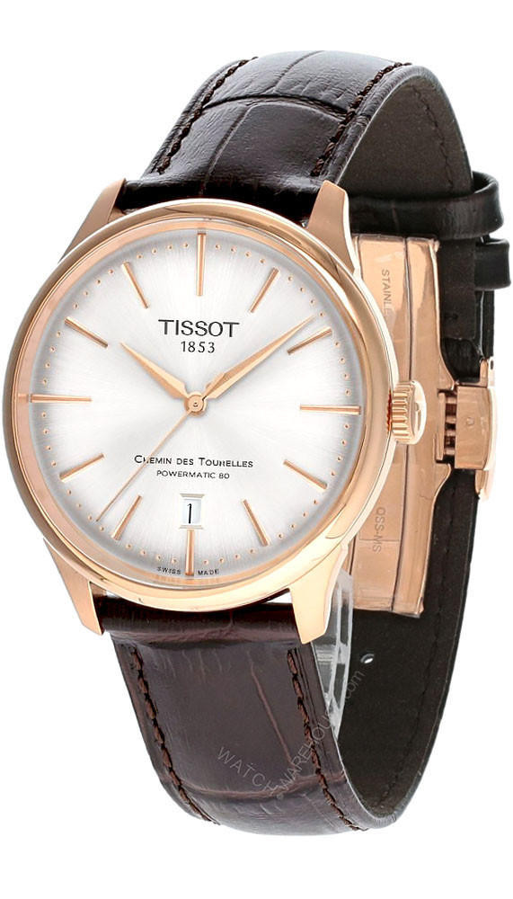 TISSOT Chemin Des Tourelles 39MM AUTO Silver Dial Men's Watch T139.807.36.031.00 / T1398073603100