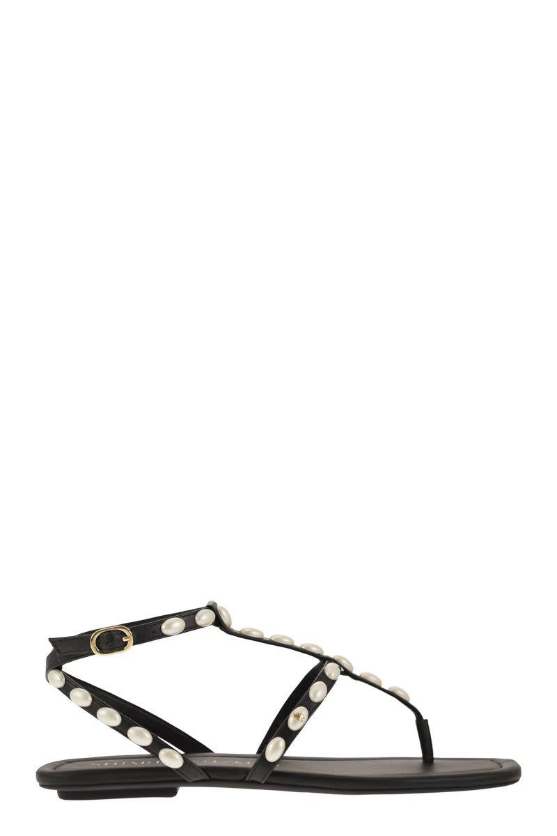 Stuart Weitzman Pearlita - Thong Sandal With Pearls