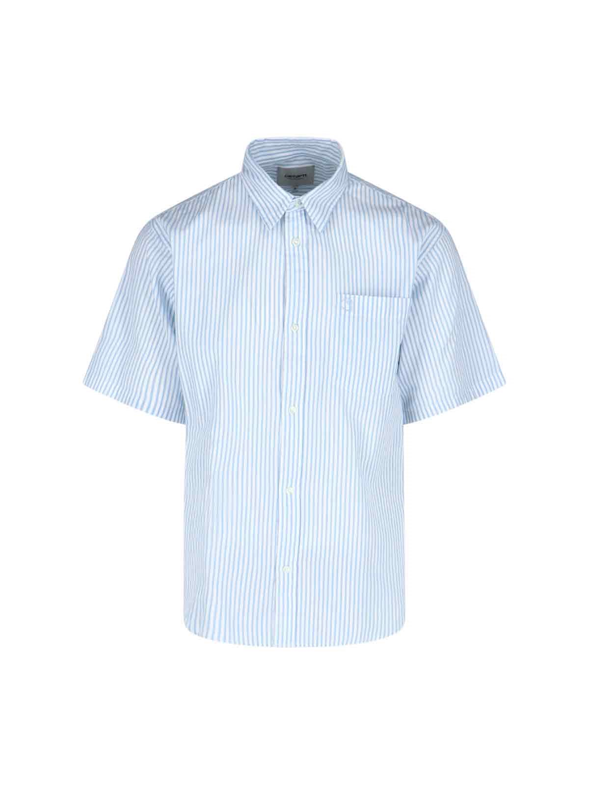 卡哈特（Carhartt）起诉S/S菲尔普斯（S/S Phelps）条纹衬衫