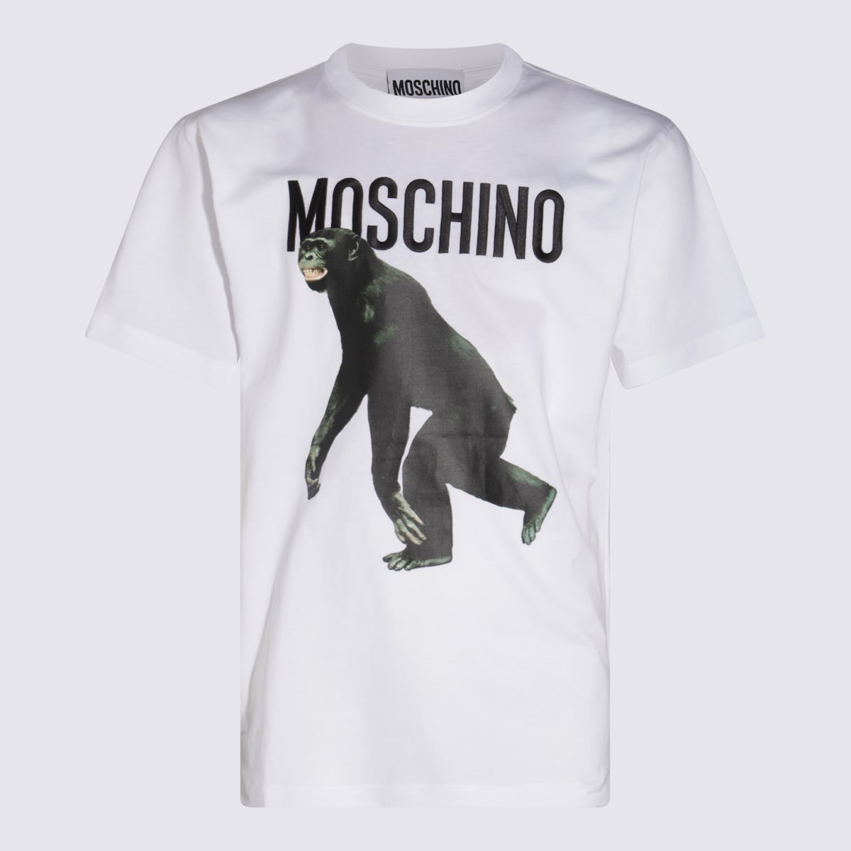 Moschino White Cotton T-shirt