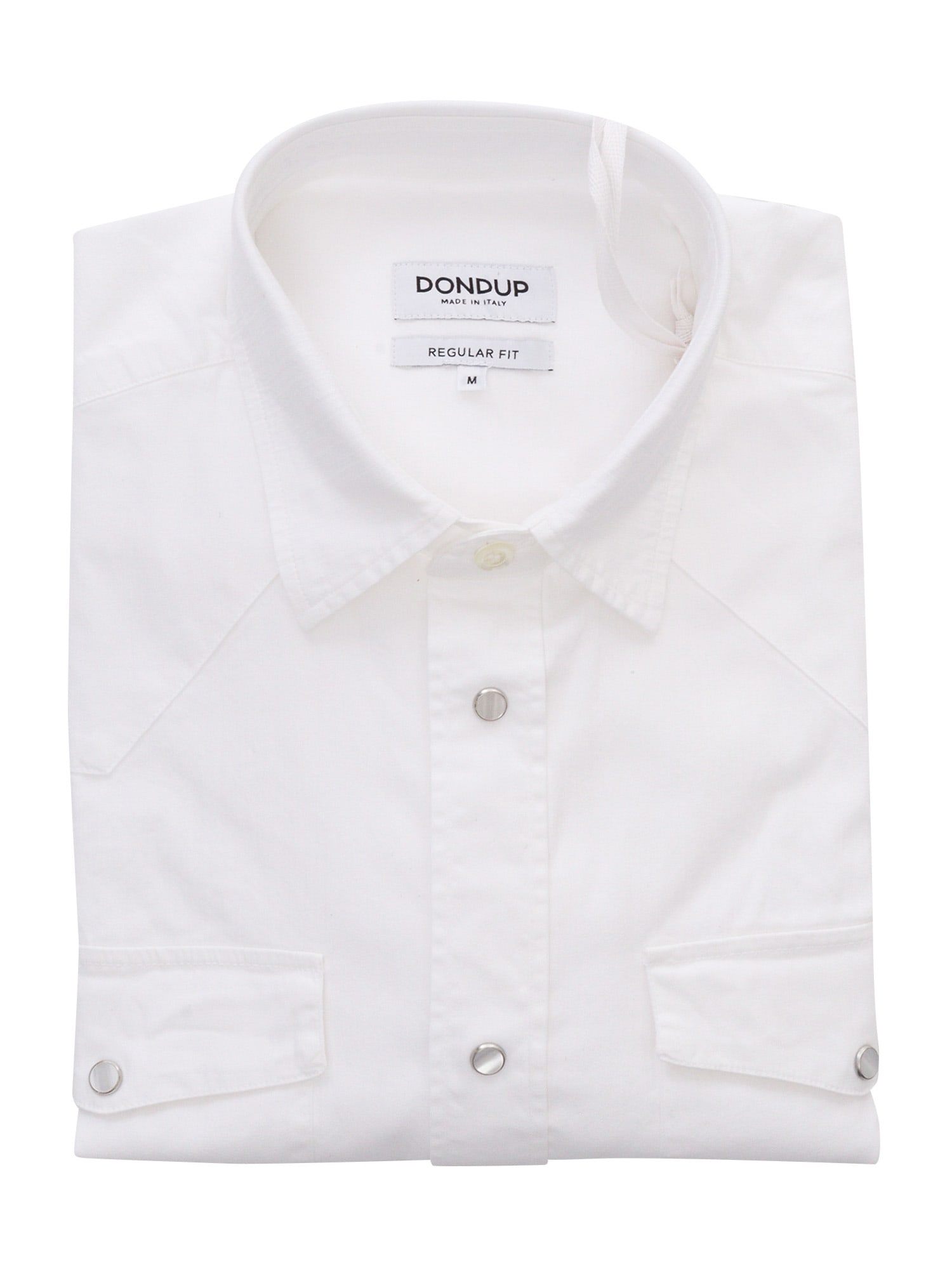 Dondup 白色带口袋衬衫
