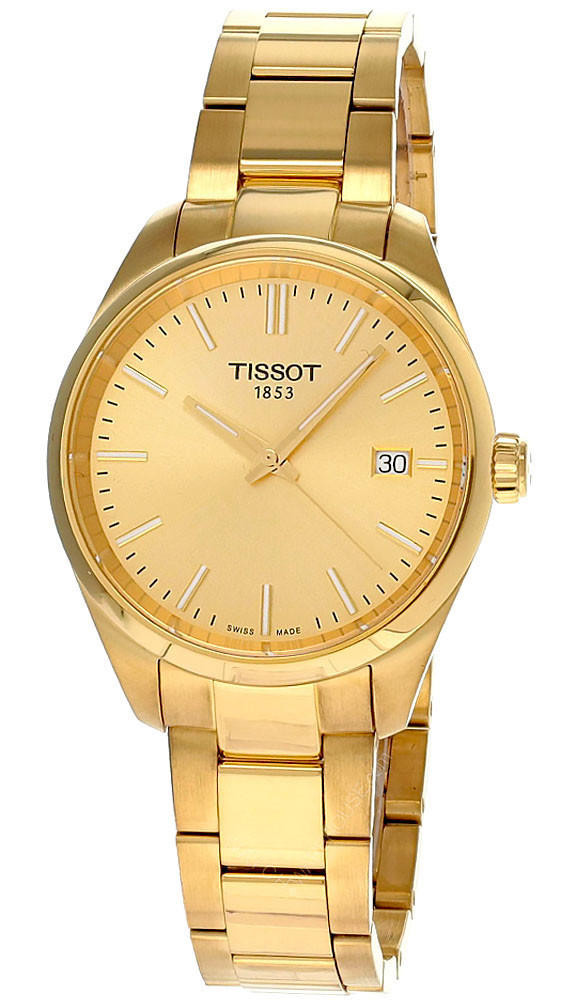 TISSOT PR 100 Quartz 34MM SS Champagne Dial Women's Watch T150.210.33.021.00 / T1502103302100