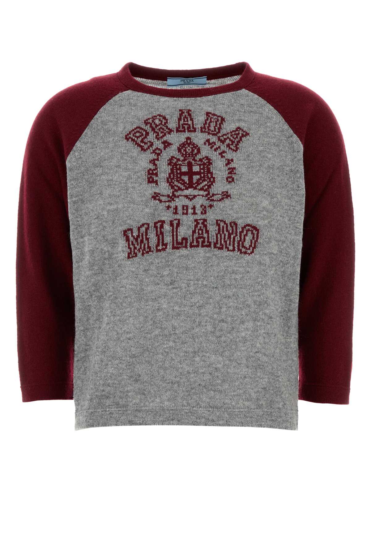 Prada Grey Cashmere Sweater