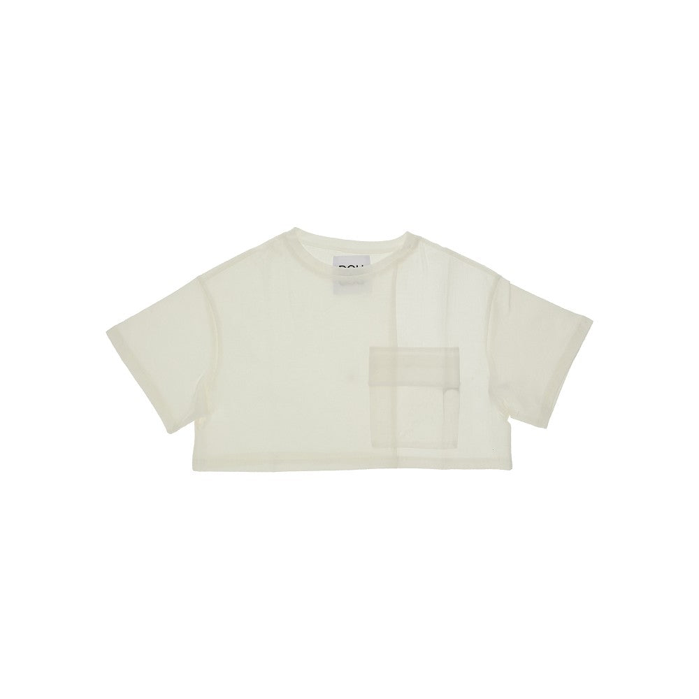 DOUDOU Cropped short-sleeved t-shirt Kids