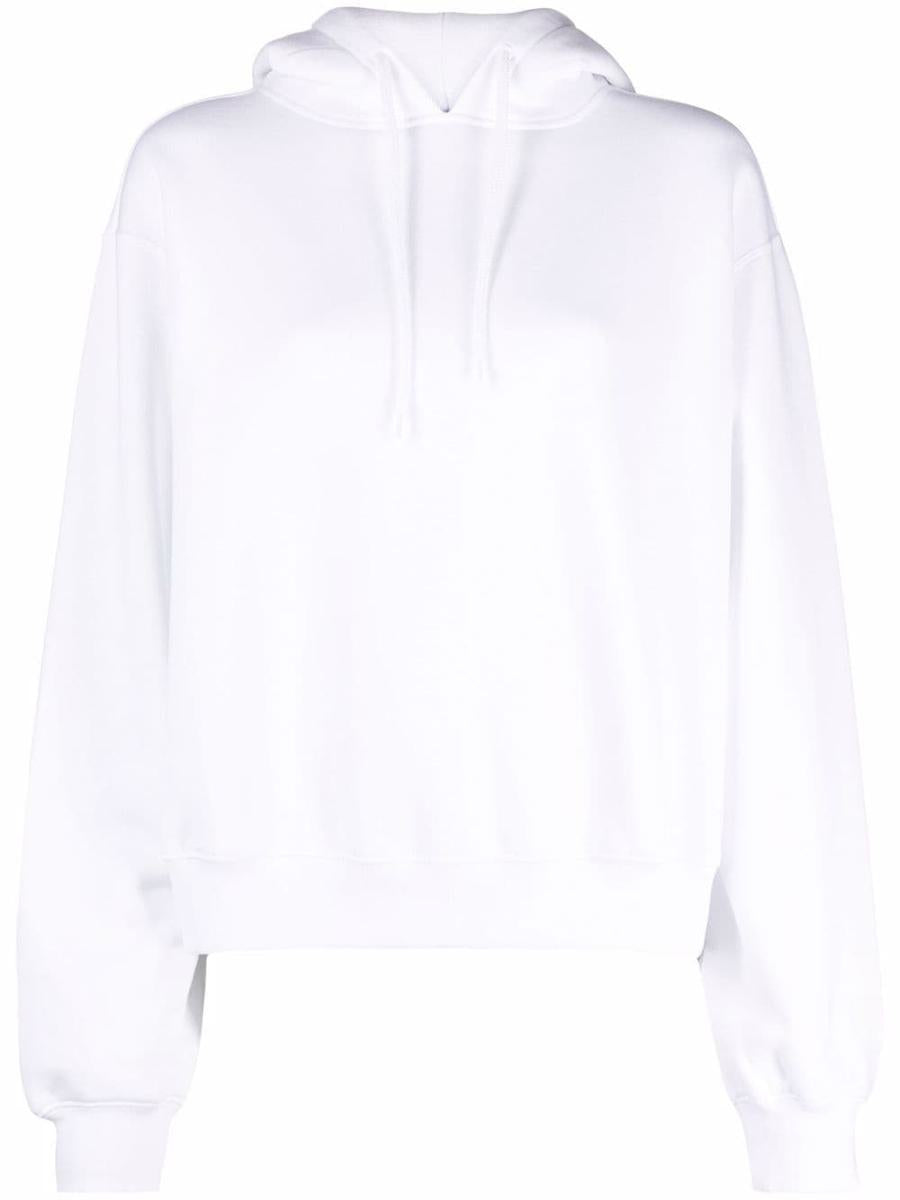 Alexander Wang Essential Terry Hoodie With Puff Paint Logo Clothing