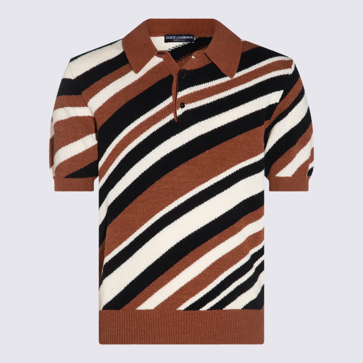 Dolce & Gabbana Multicolor Cotton Polo Shirt