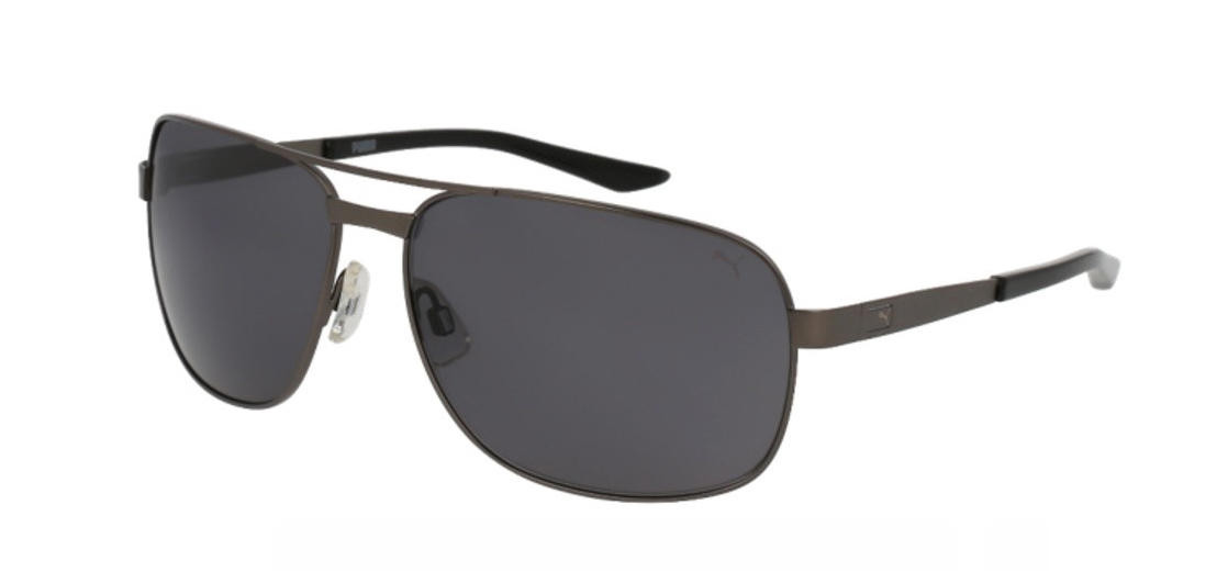 Puma Aviator Full Rim Black Copper 62mm Men's Sunglasses PU0101S 006