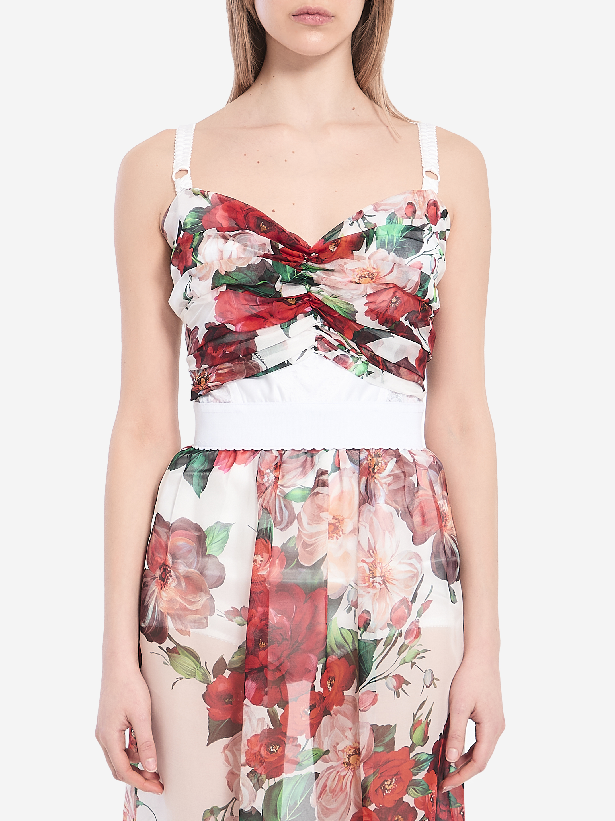 Buster top with Rose print