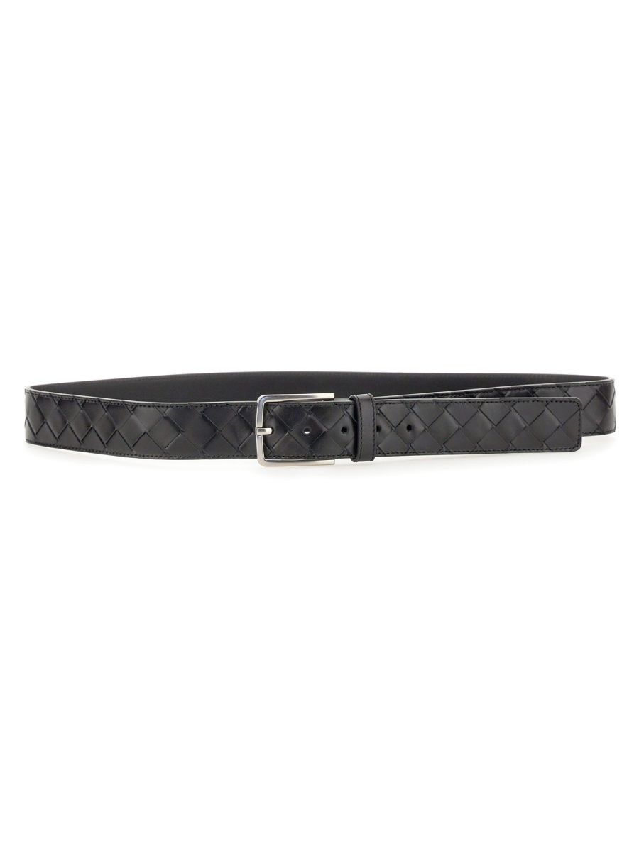 Bottega Veneta Intrecciato Leather Belt
