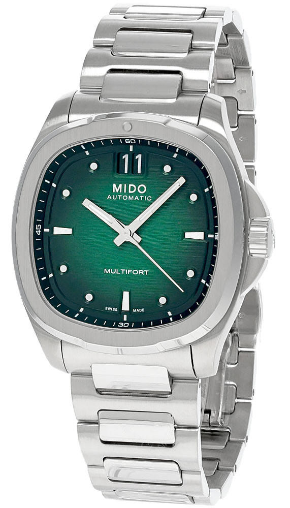 MIDO Multifort TV Big Date 40MM SS Green Dial Men's Watch M049.526.11.091.00 / M0495261109100