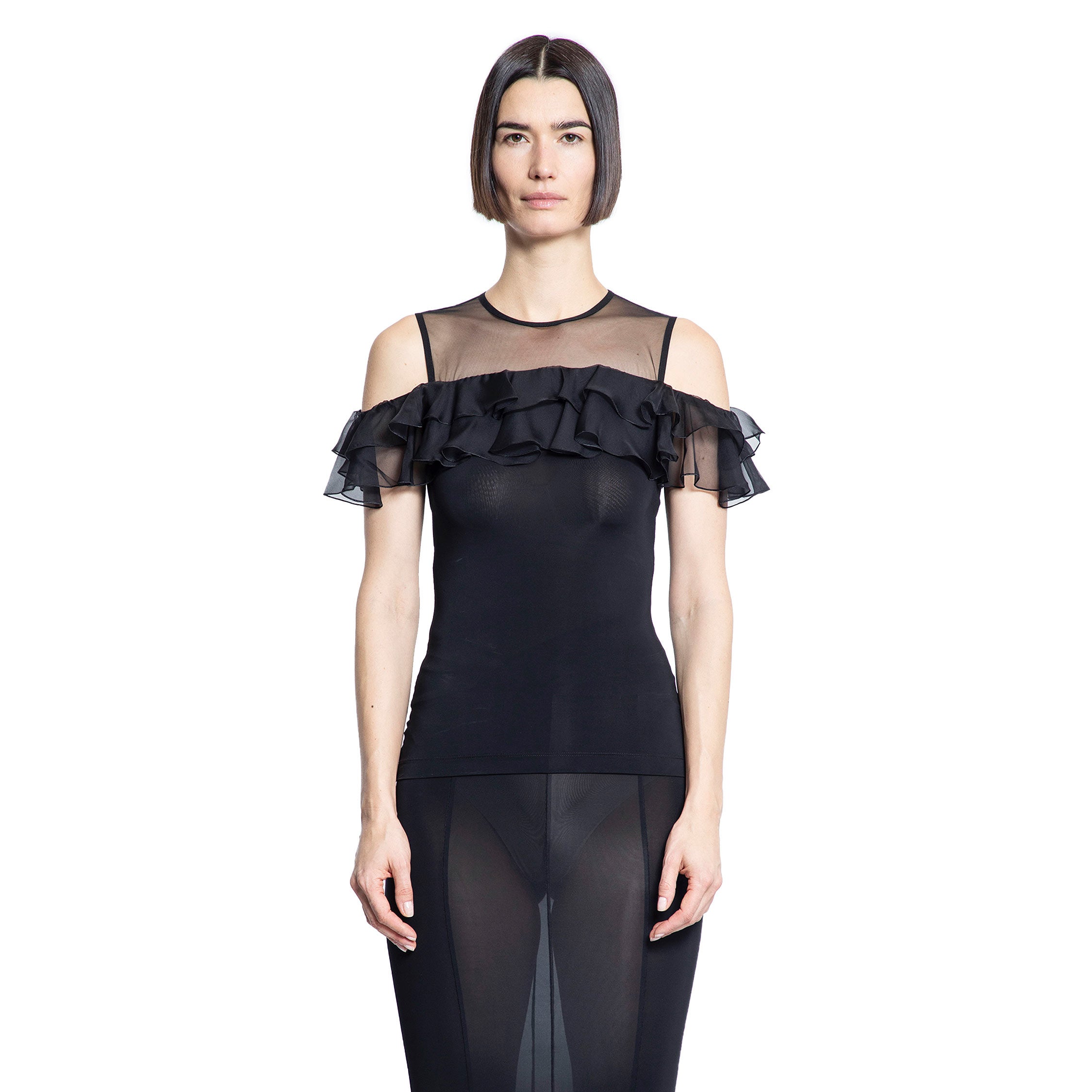NENSI DOJAKA WOMAN BLACK TOPS