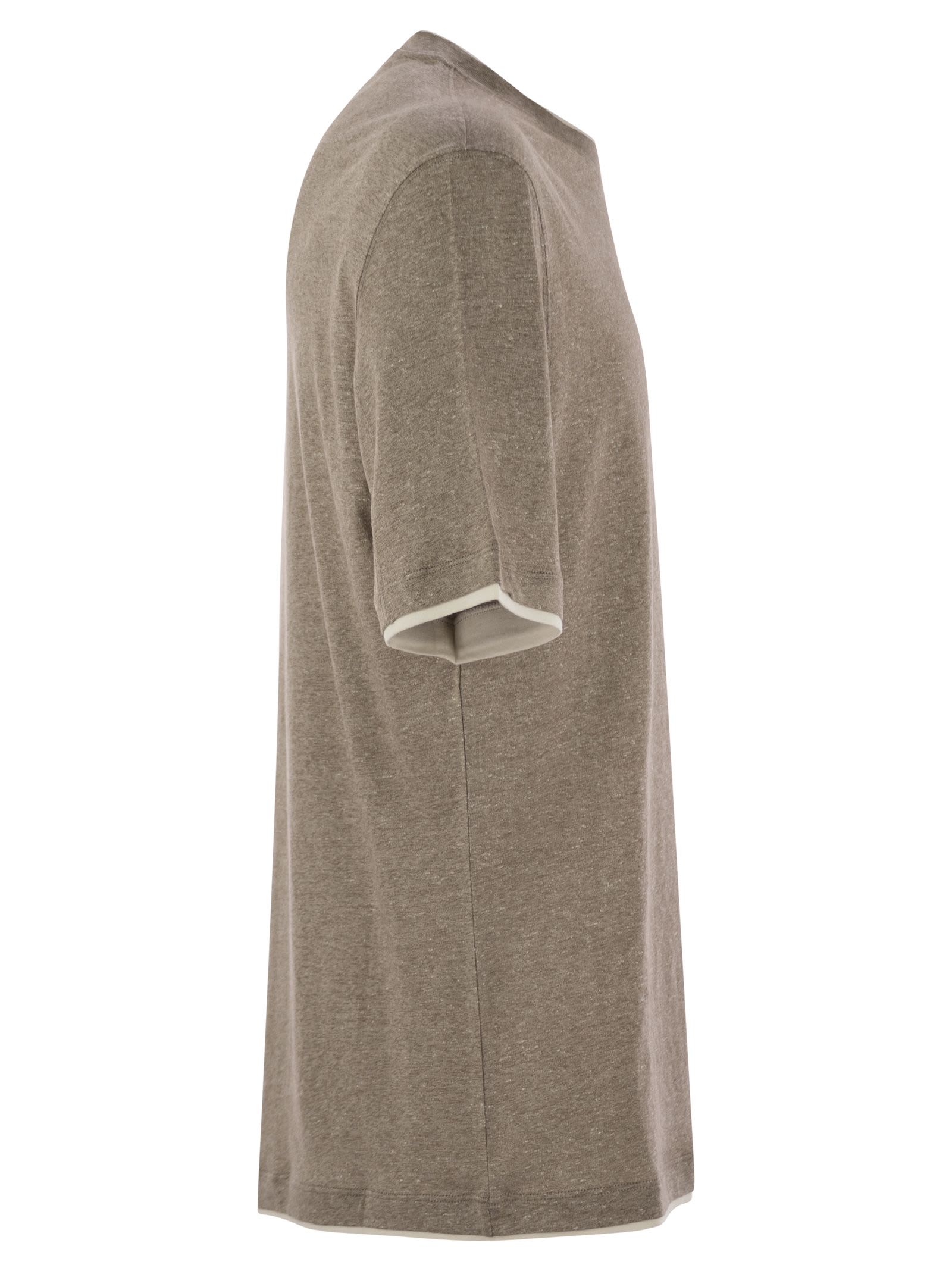 Brunello Cucinelli Layered Effect Crewneck T-shirt