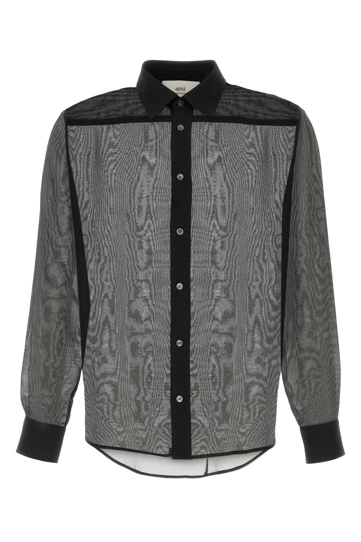 Ami Alexandre Mattiussi Black Organza Shirt