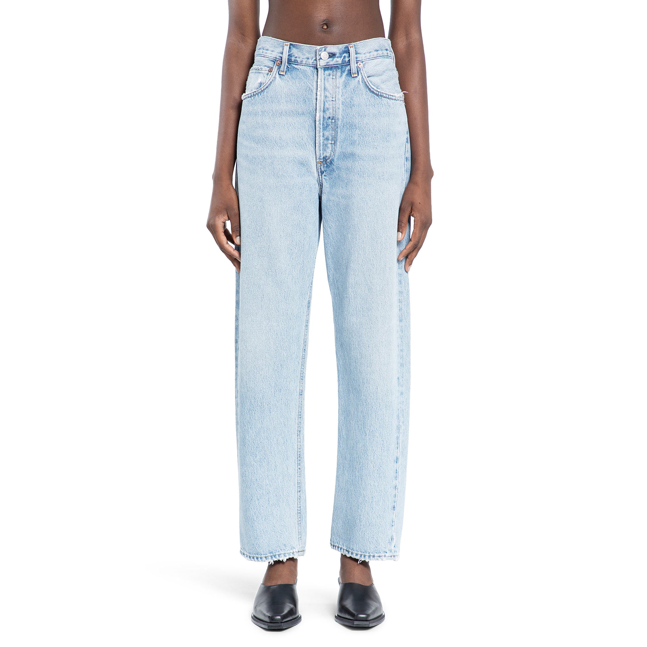 AGOLDE WOMAN BLUE JEANS