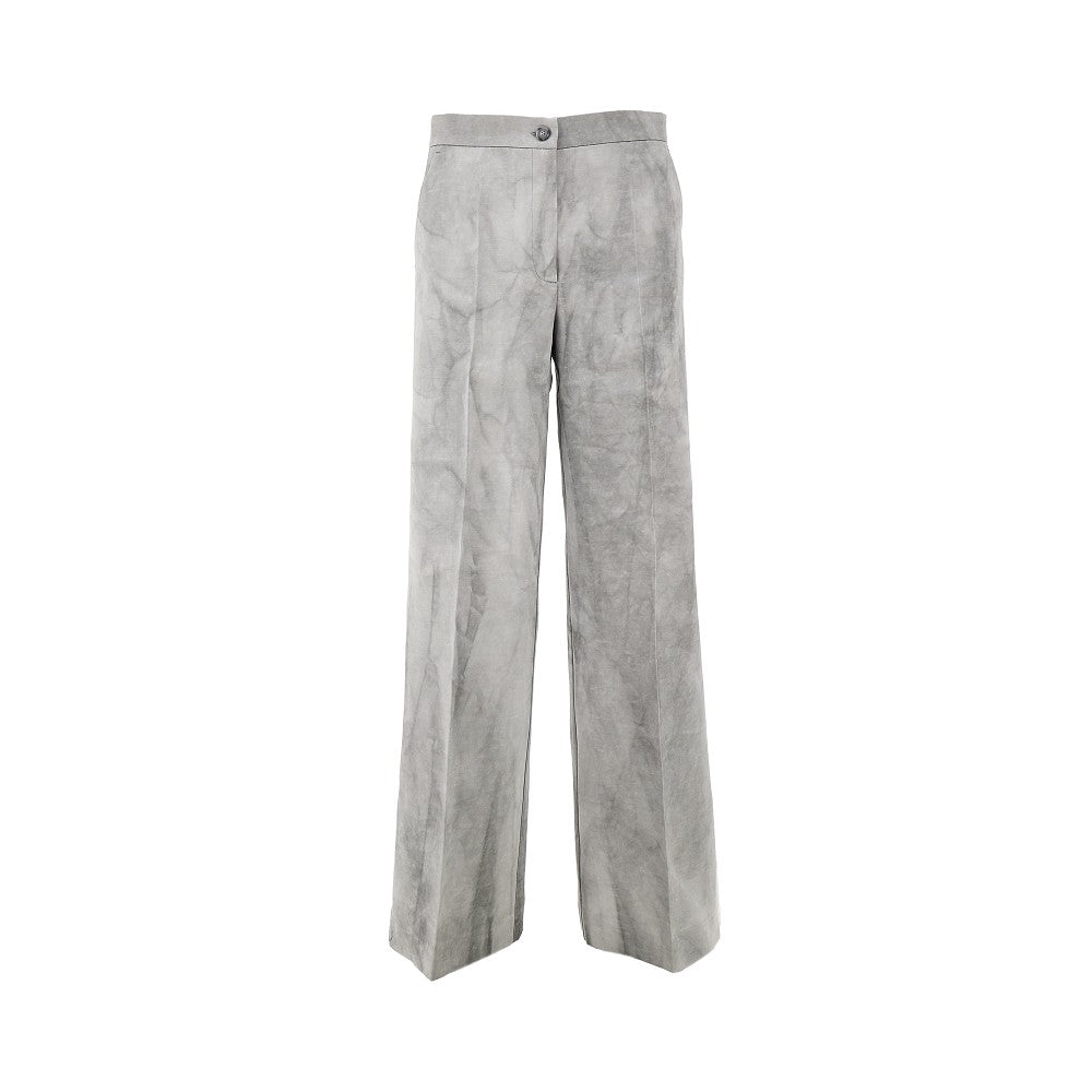 PINKO Délavé flamed satin pants Woman