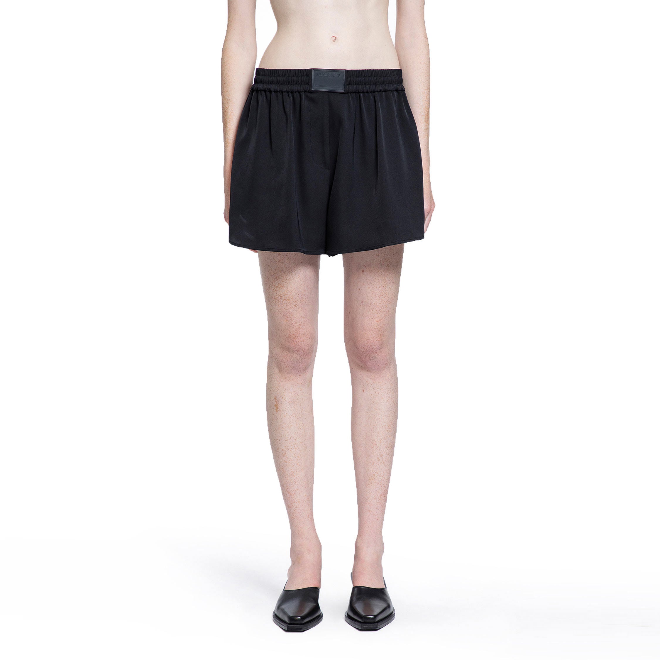 HELMUT LANG WOMAN BLACK SHORTS