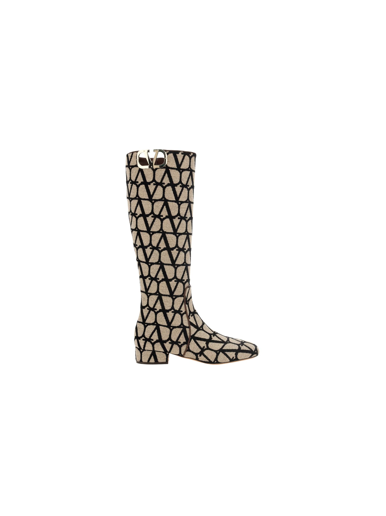 Valentino Garavani Garavani Canvas Logo Boots