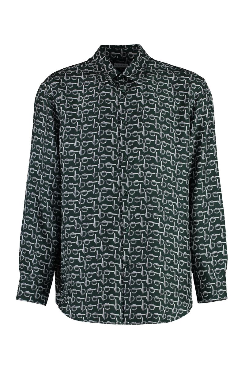Burberry Printed Silk Shirt