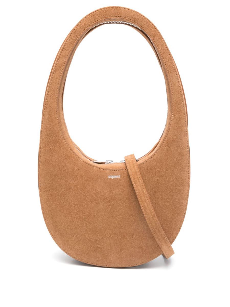 Coperni Swipe Suede Leather Crossbody Bag