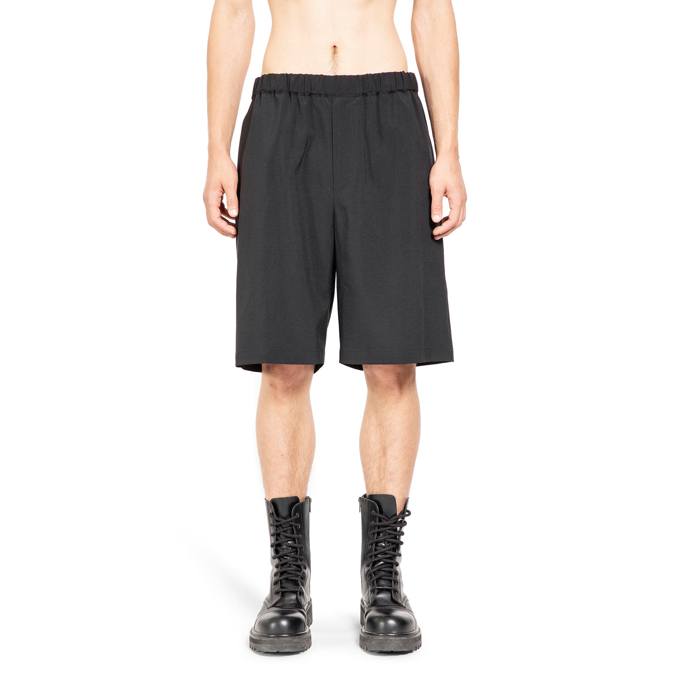 UNDERCOVER MAN BLACK SHORTS & SKIRTS