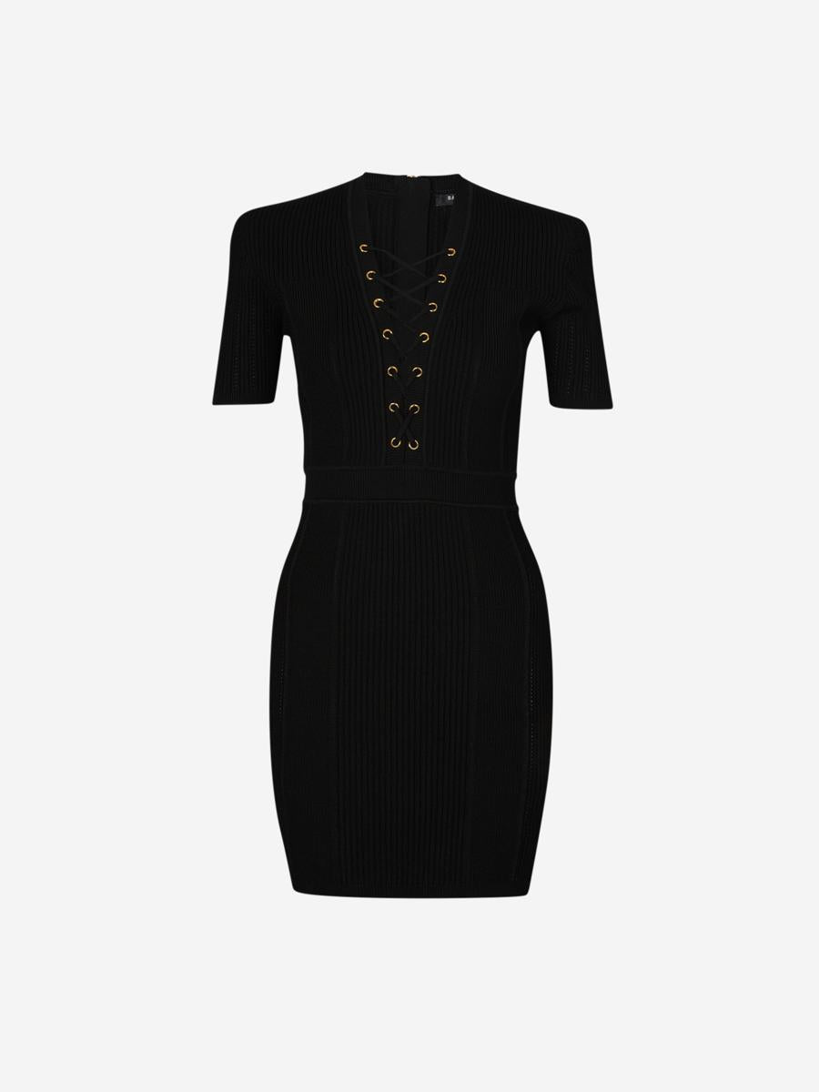 Balmain 针织迷你连衣裙
