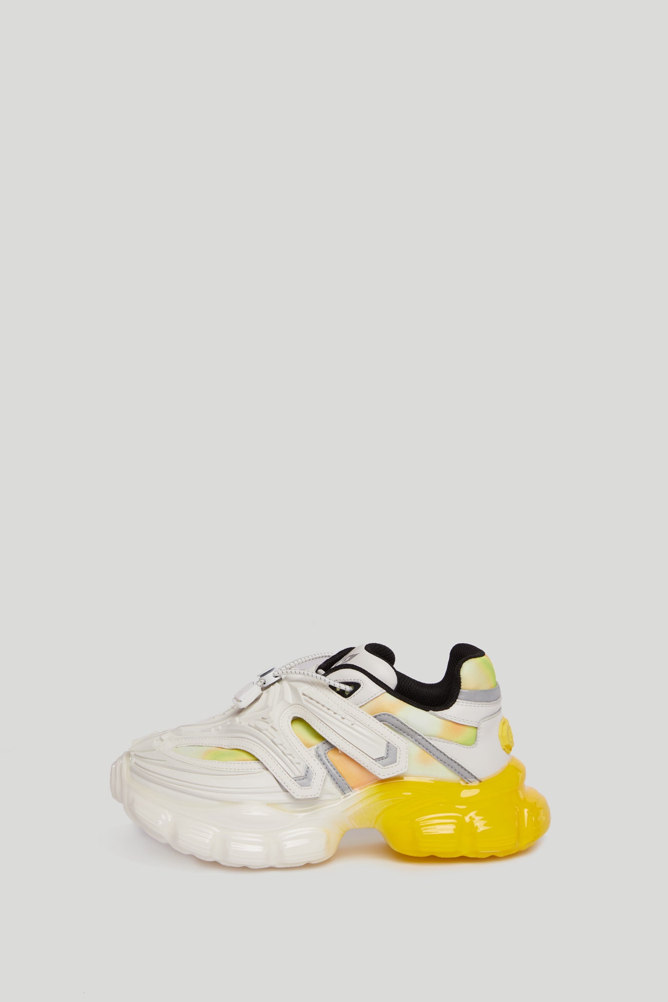 BAU Sneaker Stampa 3D Bianco e Giallo
