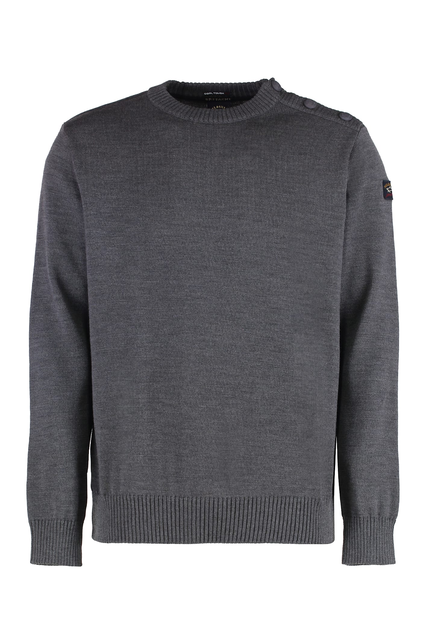 Paul & Shark Virgin Wool Crew-neck Sweater
