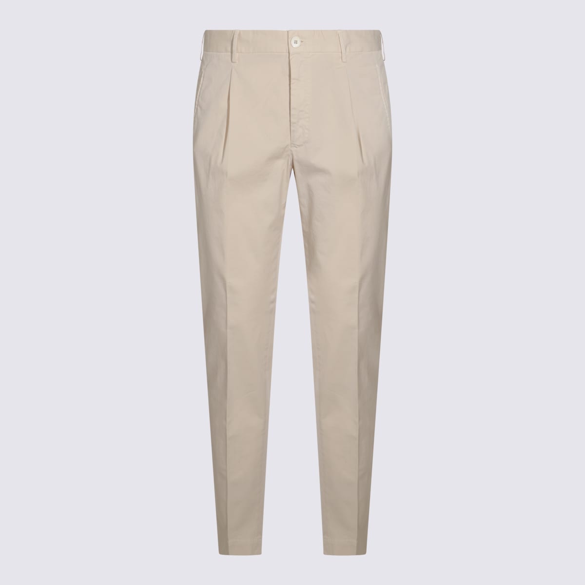 Incotex Beige Cotton Pants