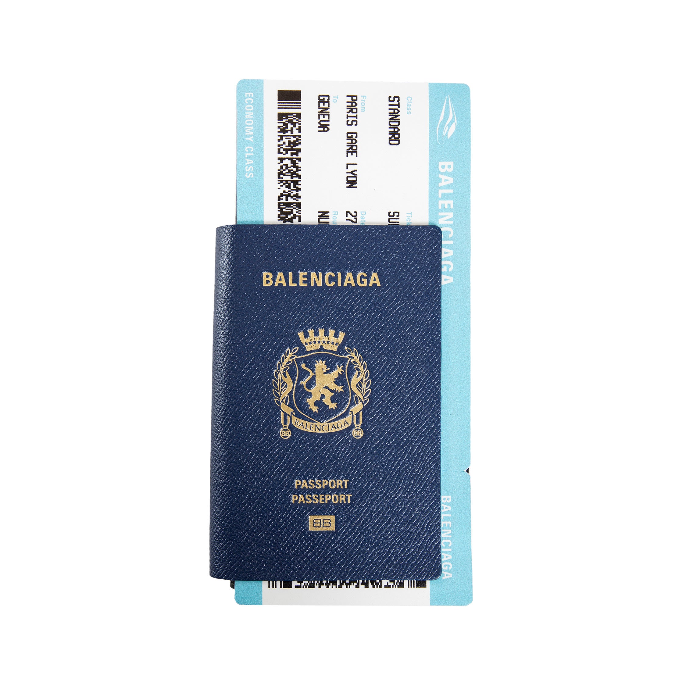 BALENCIAGA MAN BLUE WALLETS & CARDHOLDERS