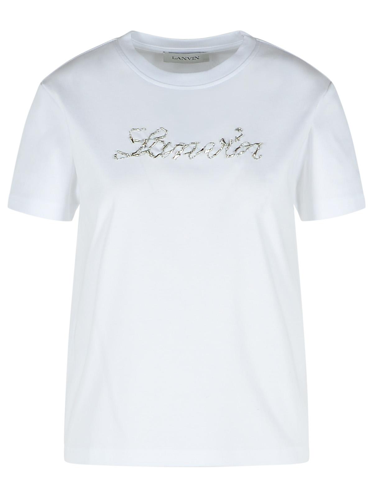Lanvin 白色棉质T恤