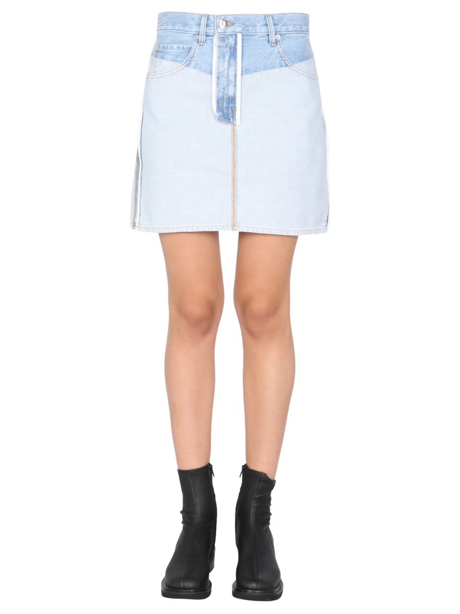 Helmut Lang 双面牛仔半身裙