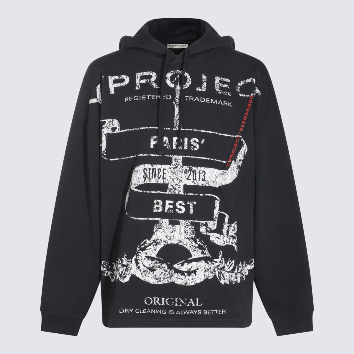 Y/Project 黑色棉质卫衣