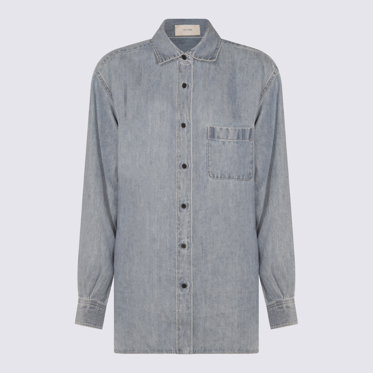 The Row Grey Linen Nesson Casual Jacket