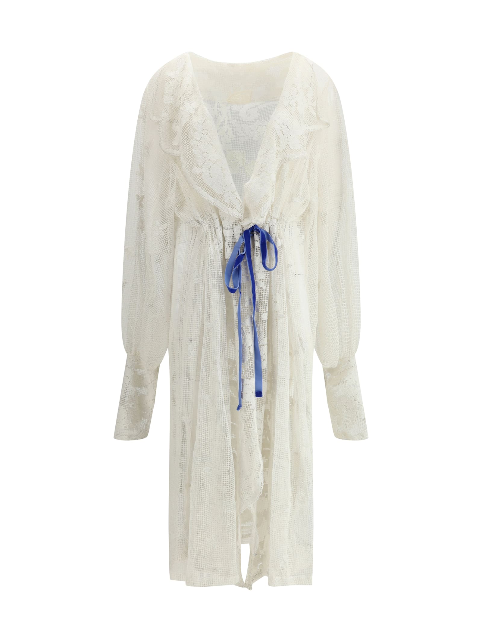 Ella Crocheted Design Long Jacket